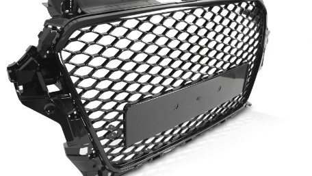 Prednja maska RS3 dizajn (piano crna) / Audi A3 8V (2012-2016), GRAUD6