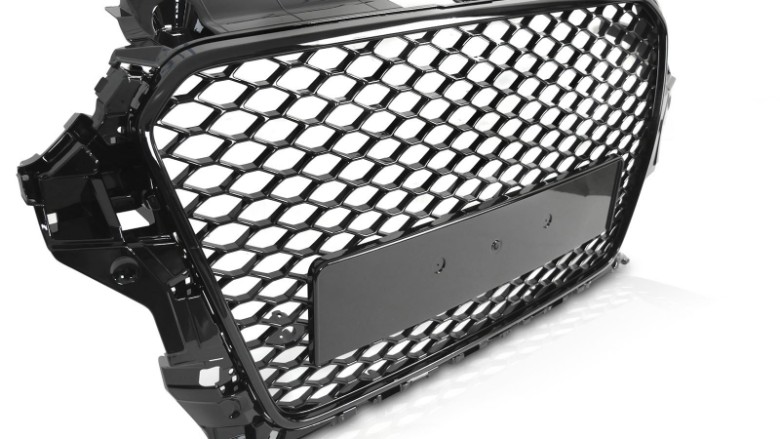 Prednja maska RS3 dizajn (piano crna) / Audi A3 8V (2012-2016), GRAUD6