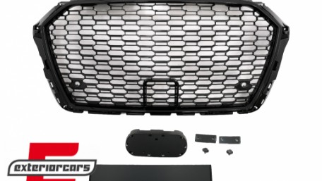 Prednja maska RS3 dizajn (piano crna) / AUDI A3 S3 8V Facelift (2016-2019), GRAU56