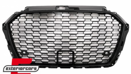 Prednja maska RS3 dizajn (piano crna) / AUDI A3 S3 8V Facelift (2016-2019), GRAU56