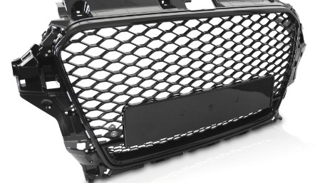 Prednja maska RS3 Quattro dizajn (piano crna) / Audi A3 8V (2012-2016), GRAUD8