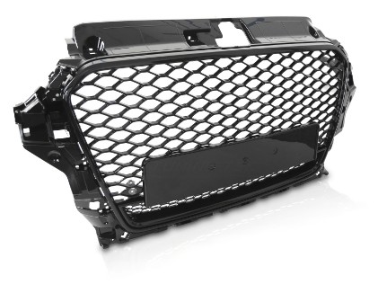 Prednja maska RS3 Quattro dizajn (piano crna) / Audi A3 8V (2012-2016), GRAUD8