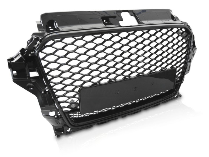 Prednja maska RS3 Quattro dizajn (piano crna) / Audi A3 8V (2012-2016), GRAUD8