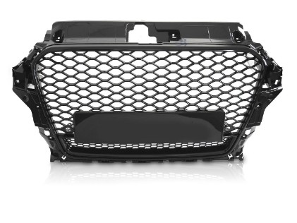 Prednja maska RS3 Quattro dizajn (piano crna) / Audi A3 8V (2012-2016), GRAUD8