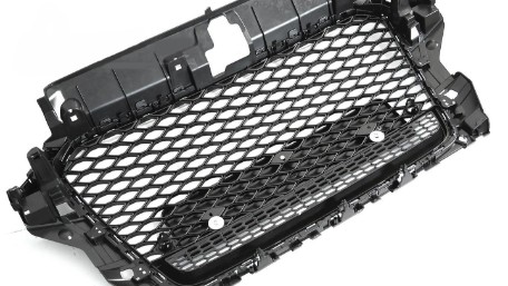 Prednja maska RS3 Quattro dizajn (piano crna/chrome) / Audi A3 8V (2012-2016), GRAUD7