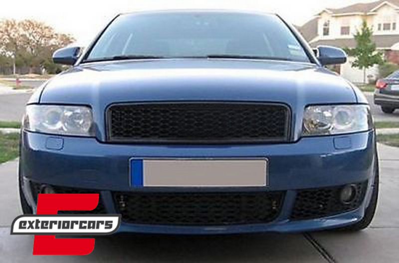 Prednja maska RS4 dizajn (mat crna) / Audi A4 B6 (2001-2004), GRAU30