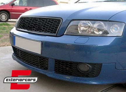 Prednja maska RS4 dizajn (mat crna) / Audi A4 B6 (2001-2004), GRAU30