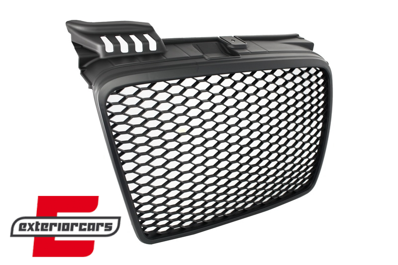 Prednja maska RS4 dizajn (mat crna) / Audi A4 B7 (2004-2008), GRAU21
