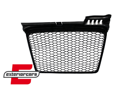 Prednja maska RS4 dizajn (mat crna) / Audi A4 B7 (2004-2008), GRAU21