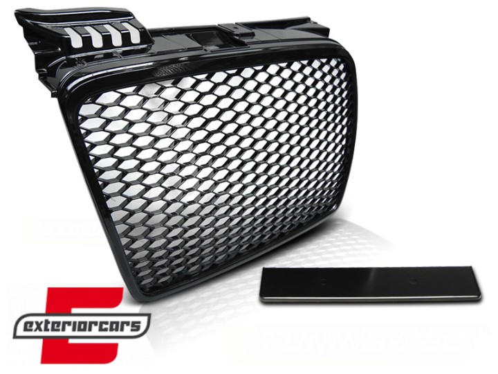 Prednja maska RS4 dizajn (piano crna) / Audi A4 B7 (2004-2008), GRAU51