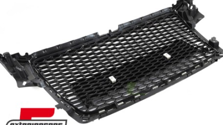 Prednja maska RS4 dizajn (piano crna) / Audi A4 S4 B8 (2007-2011), GRAU97
