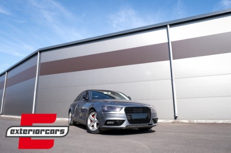 Prednja maska RS4 dizajn (piano crna) / Audi A4 S4 B8 Facelift (2012-2015), GRAU42