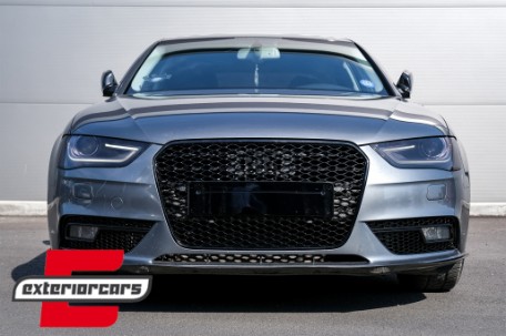 Prednja maska RS4 dizajn (piano crna) / Audi A4 S4 B8 Facelift (2012-2015), GRAU42