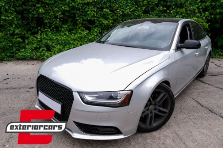 Prednja maska RS4 dizajn (piano crna) / Audi A4 S4 B8 Facelift (2012-2015), GRAU42