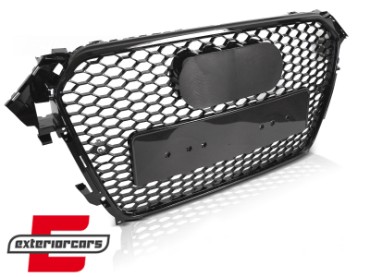 Prednja maska RS4 dizajn (piano crna) / Audi A4 S4 B8 Facelift (2012-2015), GRAU98