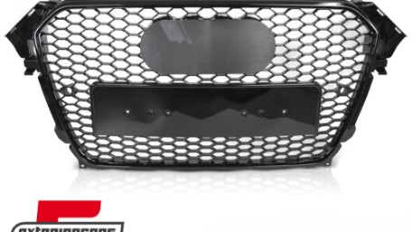 Prednja maska RS4 dizajn (piano crna) / Audi A4 S4 B8 Facelift (2012-2015), GRAU98