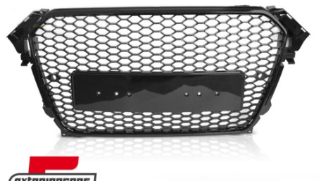 Prednja maska RS4 dizajn (piano crna) / Audi A4 S4 B8 Facelift (2012-2015), GRAU99