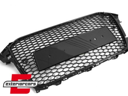 Prednja maska RS4 dizajn (piano crna) / Audi A4 S4 B8 Facelift (2012-2015), GRAU99