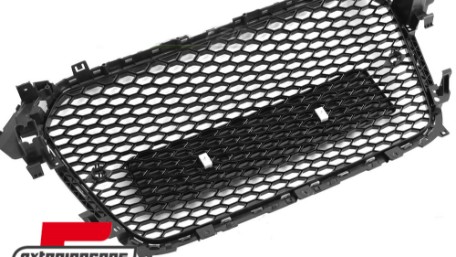 Prednja maska RS4 dizajn (piano crna) / Audi A4 S4 B8 Facelift (2012-2015), GRAU99