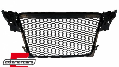 Prednja maska RS4 dizajn (srebrna) / Audi A4 S4 B8 (2008-2011), GRAU03