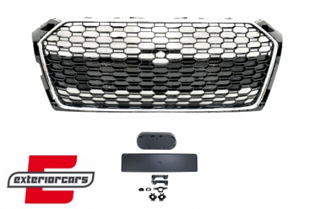 Prednja maska RS5 dizajn (chrome) / Audi A5 F5 (2017-2019), GRAU78