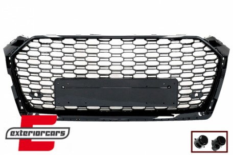 Prednja maska RS5 dizajn (piano crna) / Audi A5 F5 (2017-2019), 39553