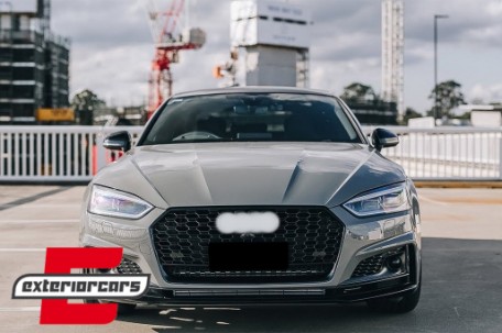 Prednja maska RS5 dizajn (piano crna) / Audi A5 F5 (2017-2019), FGAUA5F5RSDDS