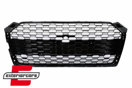 Prednja maska RS5 dizajn (piano crna) / Audi A5 F5 (2017-2019), GRAU77