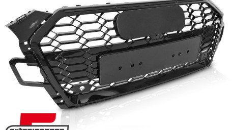 Prednja maska RS5 dizajn (piano crna) / Audi A5 F5 Facelift (2020-2024), GRAUB0