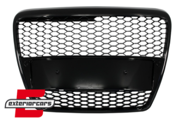 Prednja maska RS6 dizajn (piano crna) / Audi A6 4F 4F2 C6 (2004-2011), GRAU29