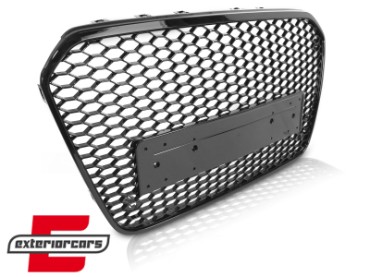 Prednja maska RS6 dizajn (piano crna) / Audi A6 C7 4G (2011-2014), GRAUB5
