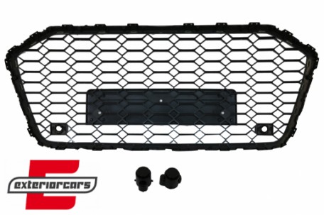 Prednja maska RS6 dizajn (piano crna) / Audi A6 C8 4K (2018-2022), 5311012JOE