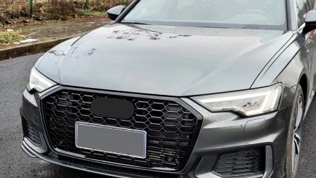 Prednja maska RS6 dizajn (piano crna) / Audi A6 C8 4K (2018-2022), 5311012JOE