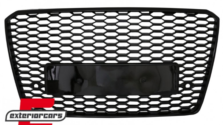 Prednja maska RS8 dizajn (piano crna) / Audi A8 D4 Facelift (2014-2017), FGAUA8D4B