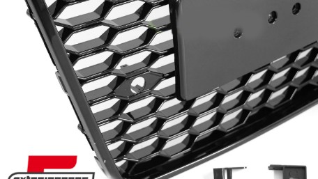 Prednja maska RS8 dizajn (piano crna) / Audi A8 D4 Facelift (2014-2017), GRAUC2
