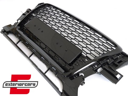 Prednja maska RSQ5 dizajn (piano crna) / Audi Q5 8R (2008-2012), GRAUC4