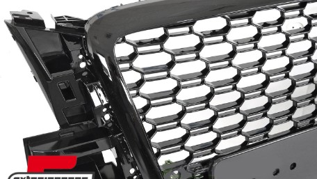 Prednja maska RSQ5 dizajn (piano crna) / Audi Q5 8R (2008-2012), GRAUC4