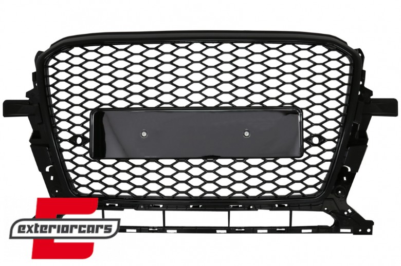 Prednja maska RSQ5 dizajn (piano crna) / Audi Q5 8R Facelift (2012-2015), 39554