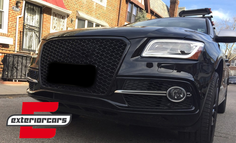 Prednja maska RSQ5 dizajn (piano crna) / Audi Q5 8R Facelift (2012-2015), 39554