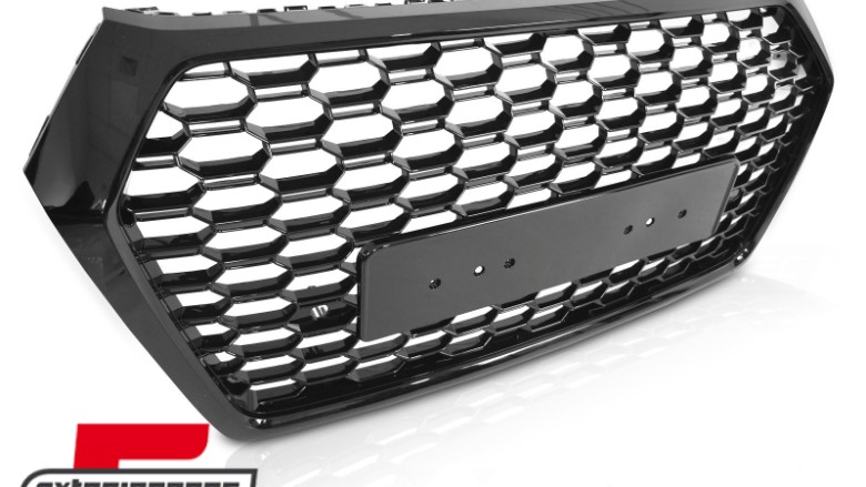 Prednja maska RSQ5 dizajn (piano crna) / Audi Q5 SUV FY (2017-2020), GRAUC8