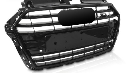 Prednja maska S3 dizajn (piano crna) / AUDI A3 8V Facelift (2016-2019), GRAUD9