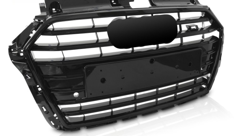 Prednja maska S3 dizajn (piano crna) / AUDI A3 8V Facelift (2016-2019), GRAUD9