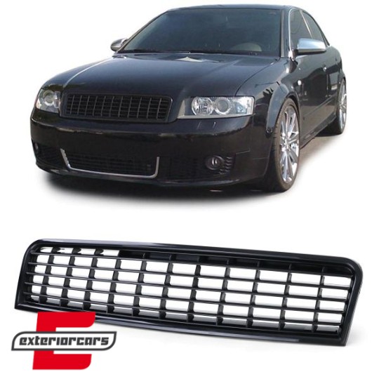 Prednja maska S4 dizajn (piano crna) / Audi A4 B6 8E (2001-2004), 8E0853653OE