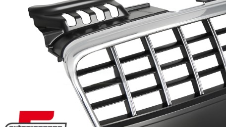 Prednja maska S4 look (chrome/crna) / Audi A4 B7 (2004-2008), GRAU69