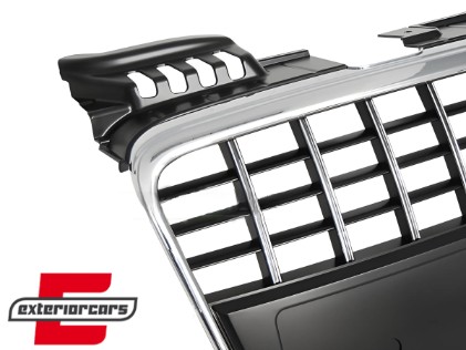 Prednja maska S4 look (chrome/crna) / Audi A4 B7 (2004-2008), GRAU69