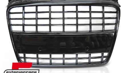 Prednja maska S4 look (piano crna) / Audi A4 B7 (2004-2008), GRAU68