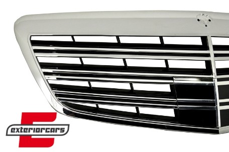 Prednja maska S63 AMG dizajn (chrome) / Mercedes S-klasa W221 Facelift (2010-2013), FGMBW221AMG