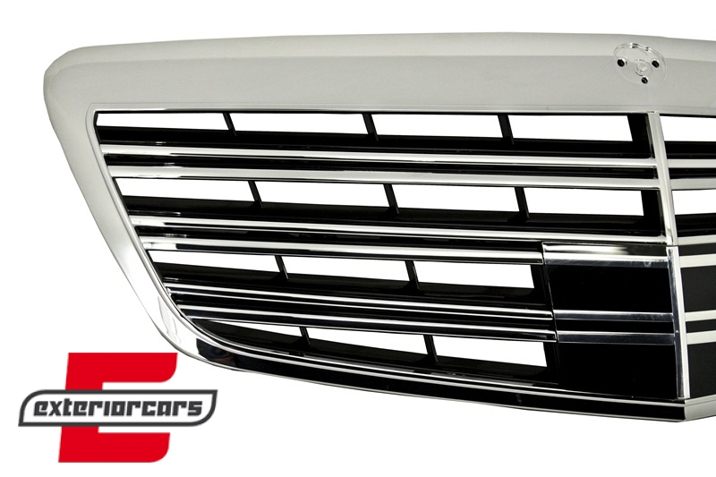 Prednja maska S63 AMG dizajn (chrome) / Mercedes S-klasa W221 Facelift (2010-2013), FGMBW221AMG