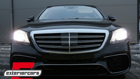 Prednja maska S65 AMG dizajn Night Vision (chrome) / Mercedes S-klasa W222 (2014-08.2020), GCP-222041