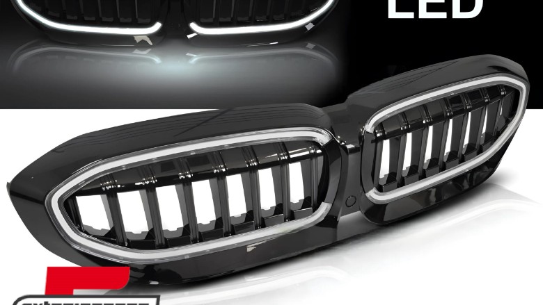 Prednja maska sa LED diodama (piano crna) / BMW serije 3 G20 limuzina G21 karavan (2018-06.2022), GRBMF0
